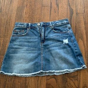 Zara mini denim skirt